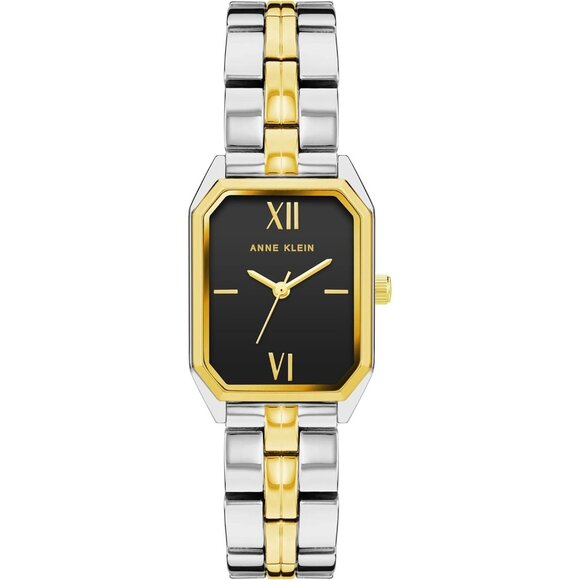 Accessories - Anne Klein Women's Two tone/ Black Stainless steel Bracelet Watch